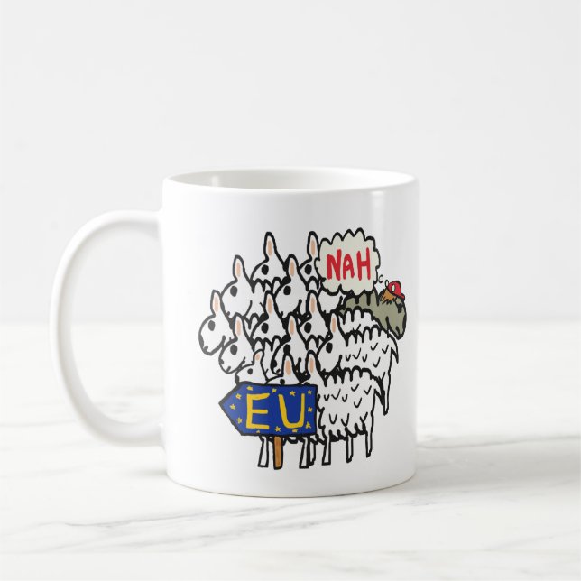 Anti-EU Brexit Kaffemugg (Vänster)