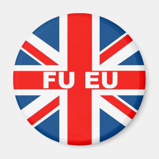 Anti EU British flagga Magnet