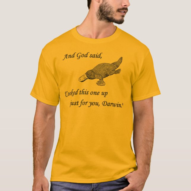 Anti-Evolution Tee Shirt (Framsida)