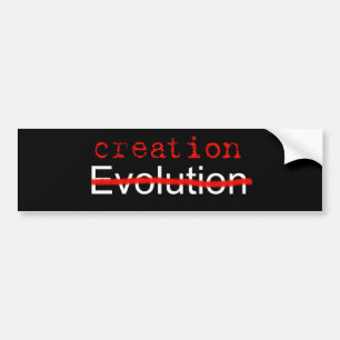 Anti evolutionbildekal bildekal