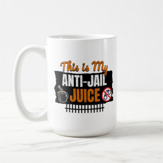 Anti-Fängelse Juice - Rolrig kaffe- och koffeinhum Kaffemugg