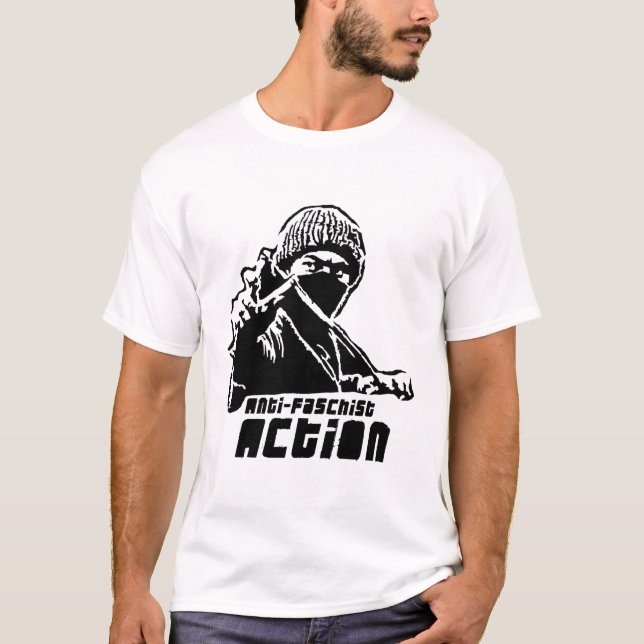 Anti Fascism Tee Shirt (Framsida)