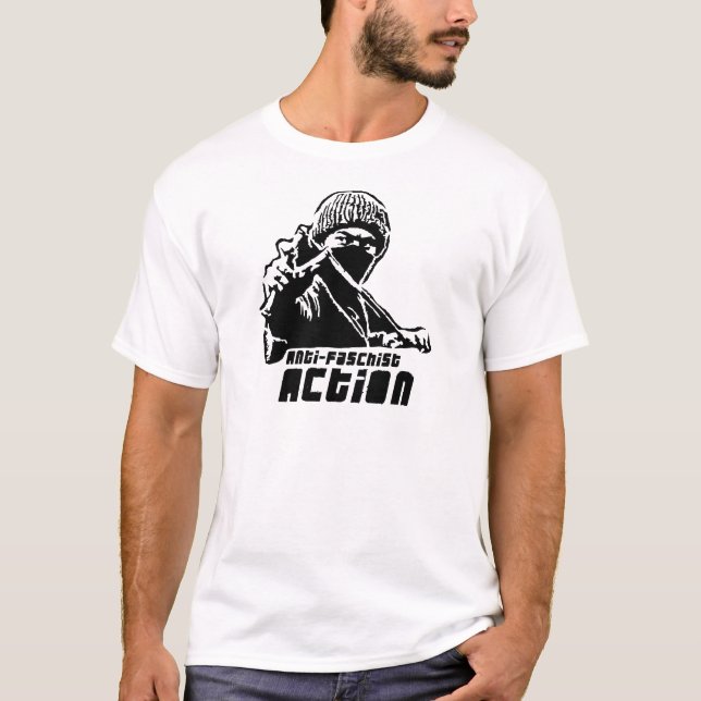 Anti Fascisthandling! T Shirt (Framsida)
