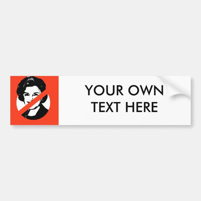 ANTI-FEINSTEIN BILDEKAL (Framsidan)