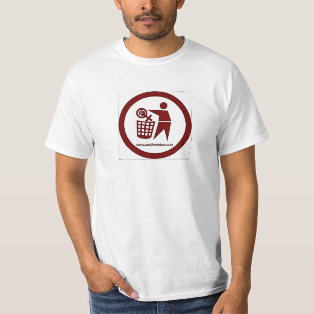 anti-feminism t shirt (Framsida)
