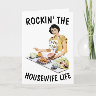 ANTI-FEMINIST FUNNY RETRO VÄNSKAP GREETING CARD KORT