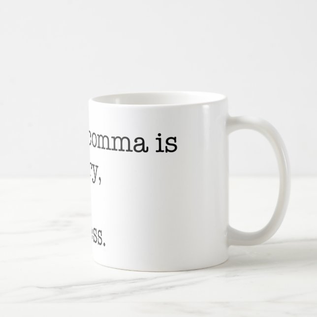 Anti-Följetong komma Kaffemugg (Höger)