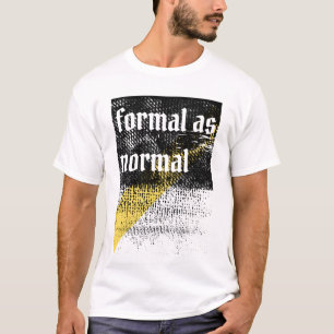 Anti-formell grungy ironisk design t shirt