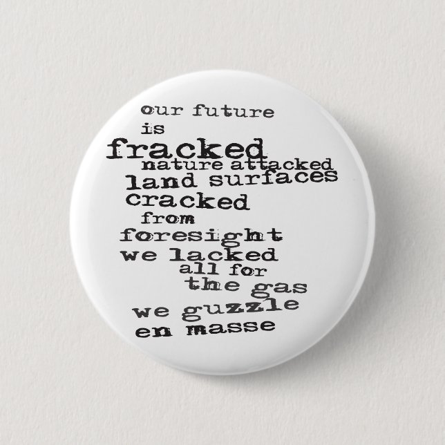 Anti-Fracking Knapp (Framsida)