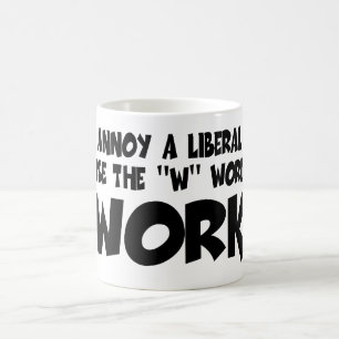 Anti frisinnat arbete kaffemugg