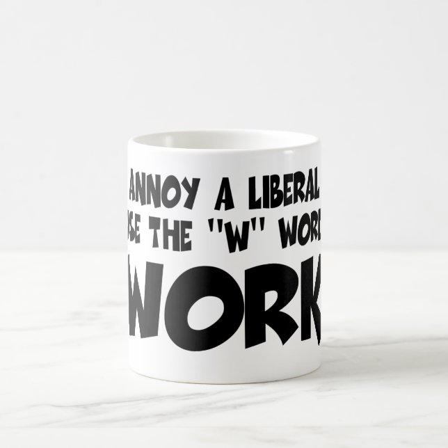 Anti frisinnat arbete kaffemugg (Center)