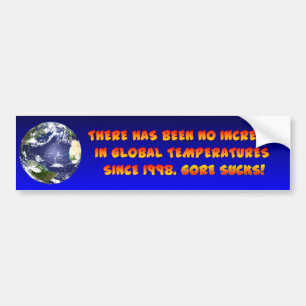 Anti global värme bildekal