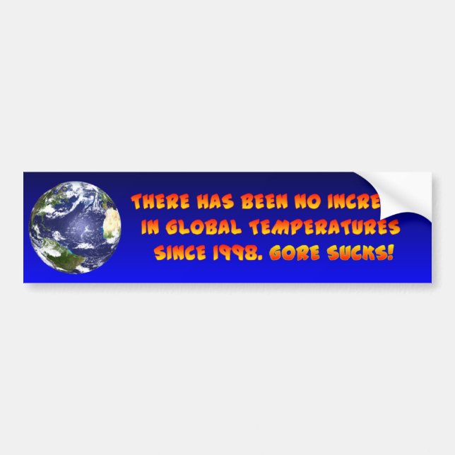 Anti global värme bildekal (Framsidan)