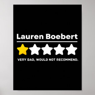 Anti-gop Lauren Boebert Colorado Politisk humor F Poster