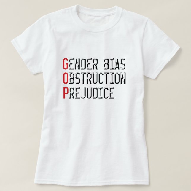 Anti GOP Republican T-Shirt (Design framsida)