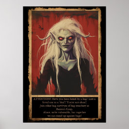 Anti-Hag Support Group - BG3 FanArt Poster