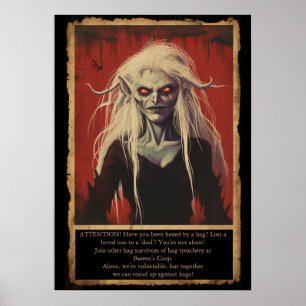 Anti-Hag Support Group - BG3 FanArt Poster