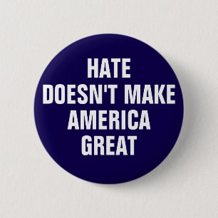 Anti-Hate Anti-Trump-politisk opinion Knapp