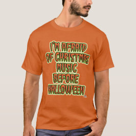 Anti-Helgdag Music Före Halloween T Shirt