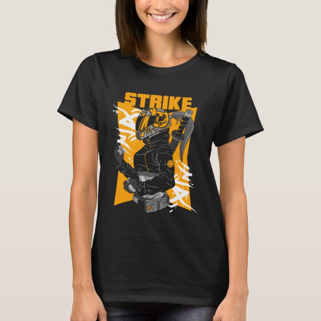 Anti Hierarchy a Society without a hierarchy warri T Shirt (Framsida)