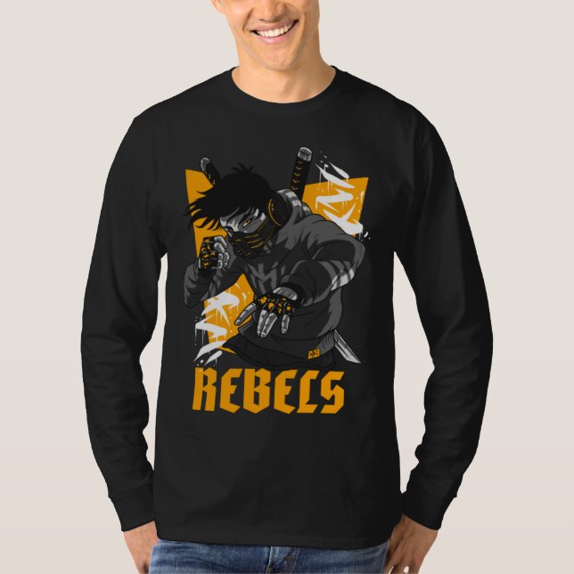 Anti Hierarchy a Society without a hierarchy warri T Shirt (Framsida)