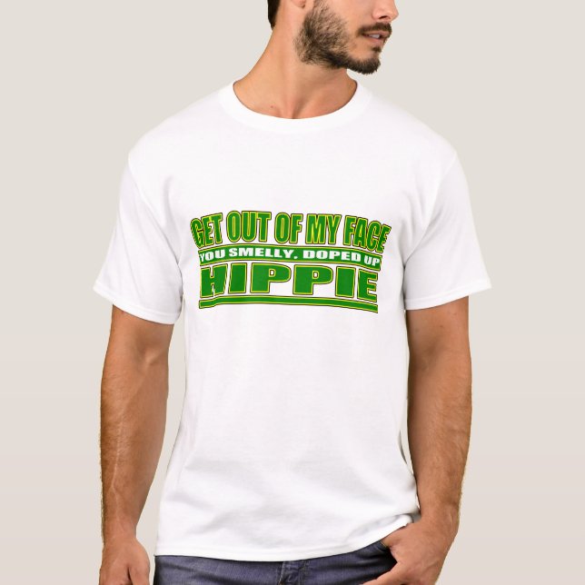 Anti HippieT-tröja T Shirt (Framsida)