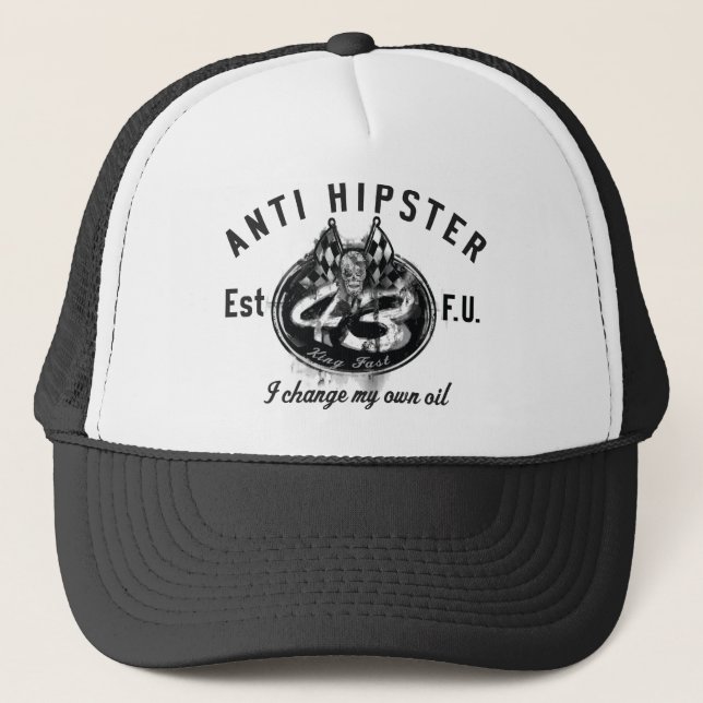 ANTI HIPSTERtruckerkeps Keps (Framsida)