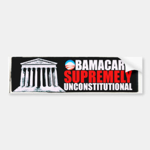Anti högst okonstitutionella ObamaCare - Bildekal