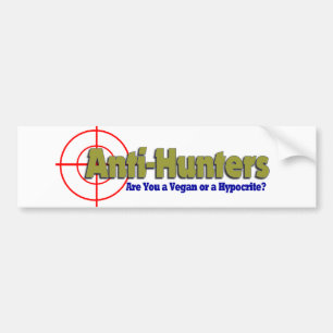 Anti-Hunters Bumper-fästare Bildekal