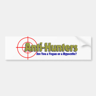 Anti-Hunters Bumper-fästare Bildekal