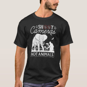 Anti Hunting Protest Wildlife Photographer Animal T Shirt