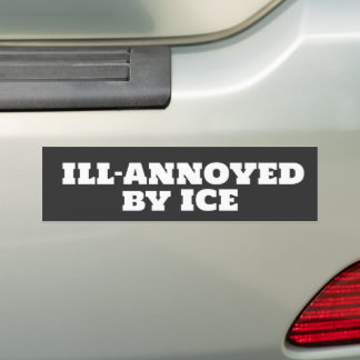 anti-ICE humor Bildekal