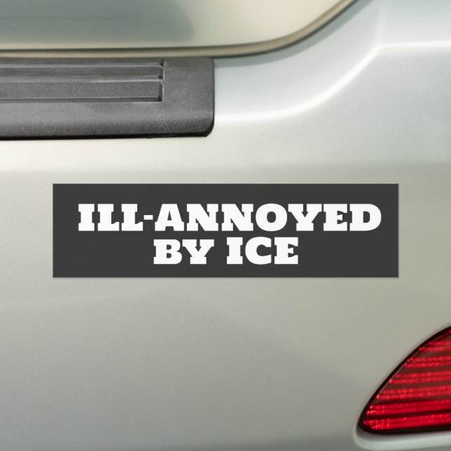 anti-ICE humor Bildekal (På Bil)