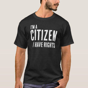 Anti-ICE Jag är en medborgare T Shirt