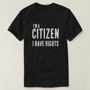 Anti-ICE Jag är en medborgare T Shirt