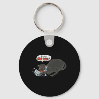 Anti Ice Pro Immigration Funny Cat Political Nyckelring