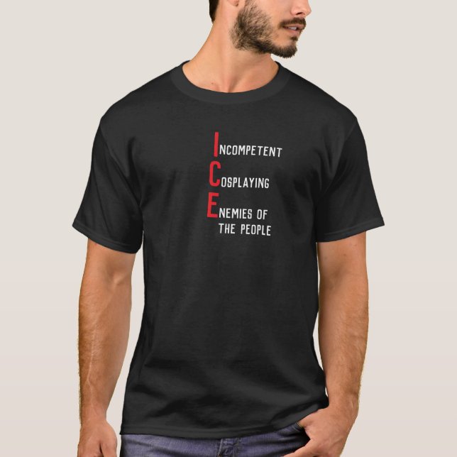 Anti ICE T Shirt (Framsida)