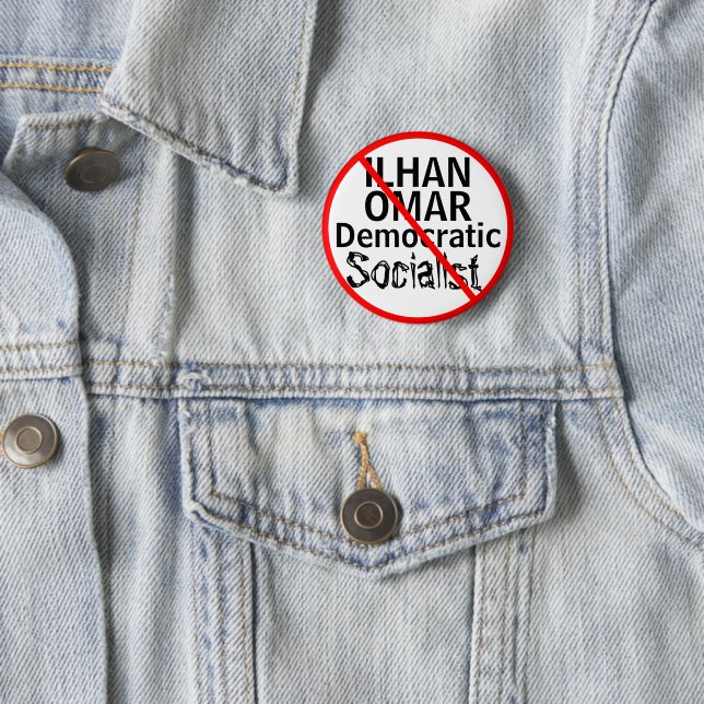 Anti-Ilhan Omar Demokratisk Socialistisk REDIGERA  Knapp (In Situ)