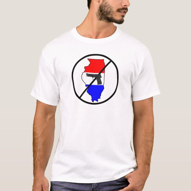 Anti-Illinois vapen T Shirt (Framsida)
