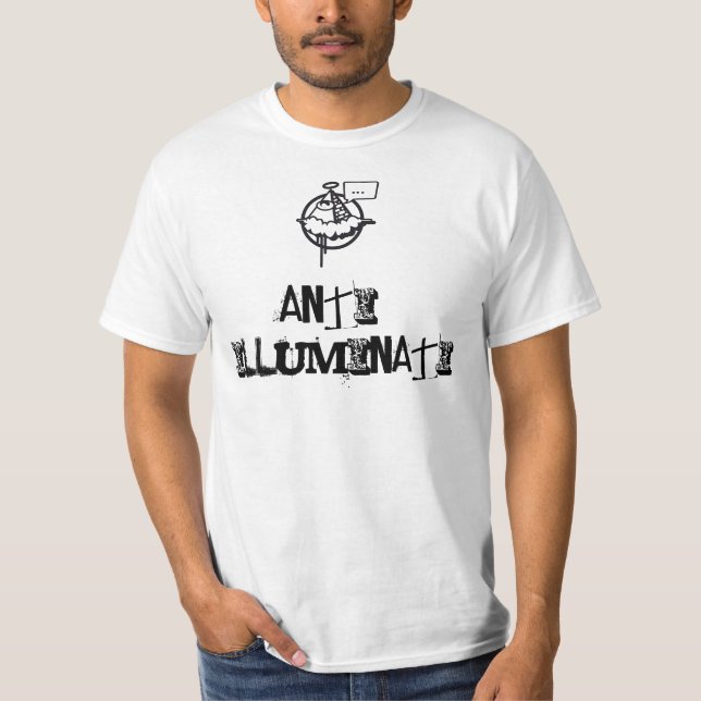 anti-illuminati t-shirt (Framsida)