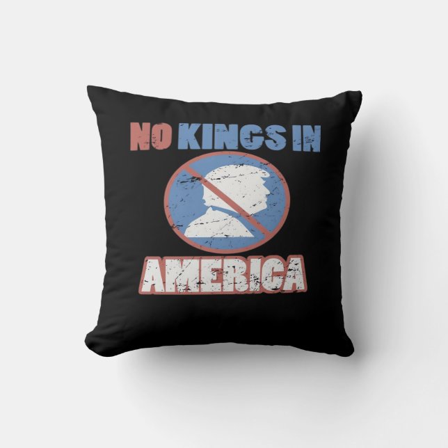 Anti- Inga kungar i Amerika Classic Kudde (Framsida)