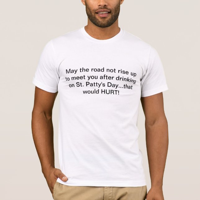 ANTI IRISH QUOT MED HUMOR TEE (Framsida)