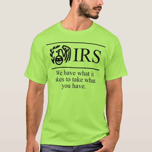 Anti IRS-skjorta T-shirt (Framsida)