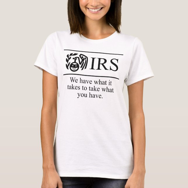 Anti IRS-skjorta Tee (Framsida)