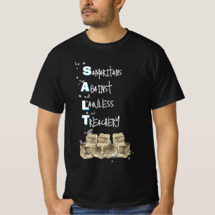 Anti-is-politik värd T-shirt (SALT)
