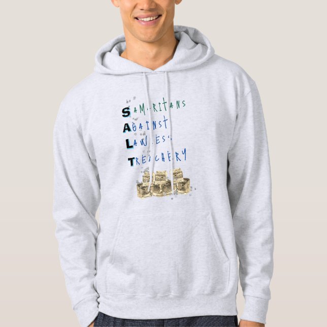 Anti-is-politisk (SALT) Hoodie (Framsida)