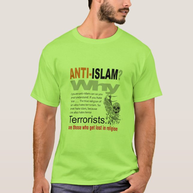 Anti islam? T-tröja Tröja (Framsida)