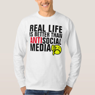 Anti (jag hatar), sociala massmediat-skjortor t-shirt