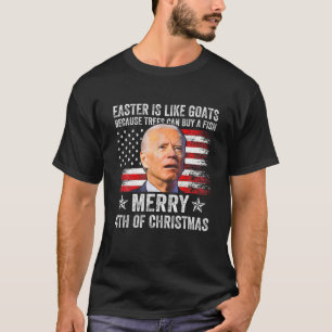 Anti Joe Biden Merry 4:e julen 4:e juli T Shirt