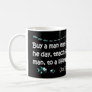 Anti Joe Biden Policy Sarcastic Fishing Idiot.p Kaffemugg